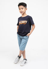 Forest x Disney Kids Mickey Round Neck Tee Kids | Baju T shirt Budak - FWK20043