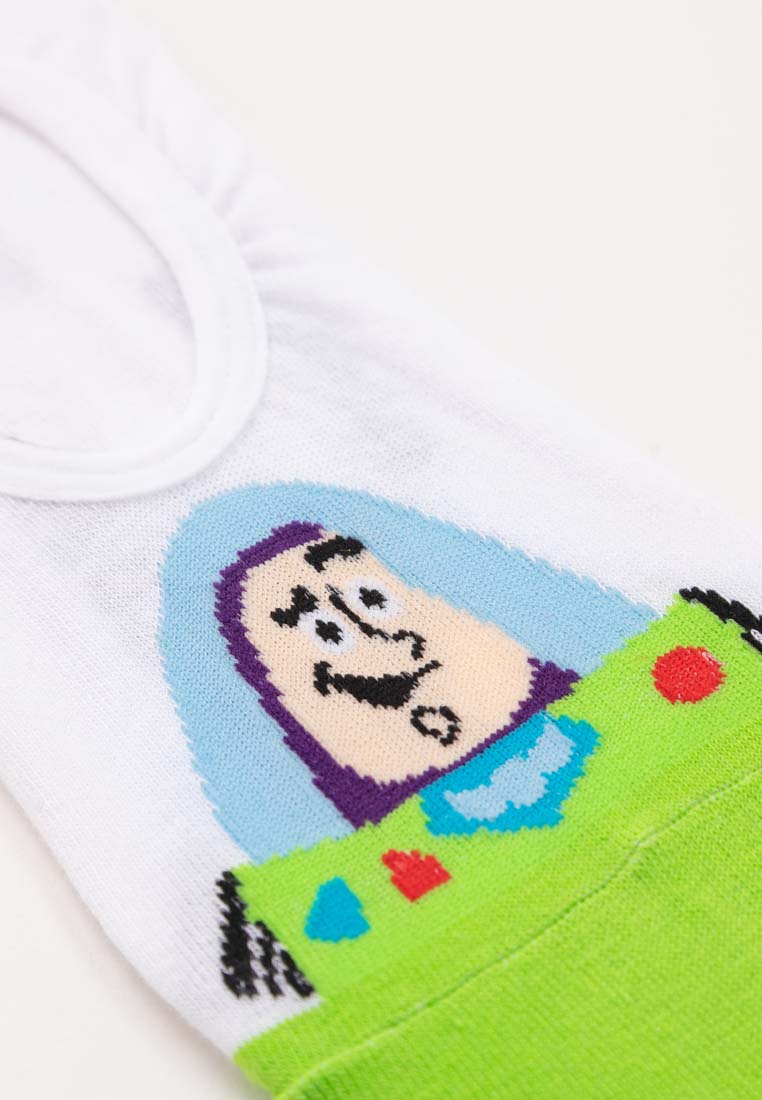 Forest x Pixar Cotton No Show Socks ( 3 Pair ) Assorted Colours - WSF0004T