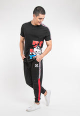 Forest X Shinchan 30th Anniversary Logo Taping Men Casual Jogger Pants | Seluar Lelaki Jogger - FC10002