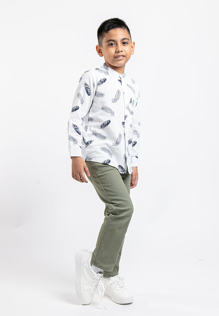 Forest Kids Boy Cotton Twill Long Pants | Seluar Panjang Budak Lelaki - FK10024