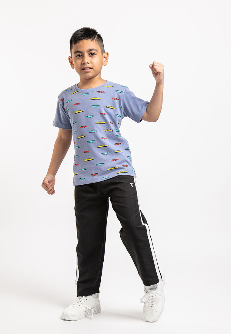 Forest Kids Premium Cotton Interlock T Shirt Boys Graphic Round Neck Tee | Baju T Shirt Budak Lelaki - FK2043