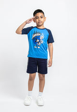 Forest X Disney Kids Unisex Mickey Round Neck Tee | Baju T shirt Budak - FWK2025