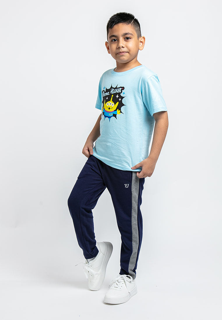 Forest X Disney Kids Unisex Alien Round Neck Tee | Baju T shirt Budak - FWK82009