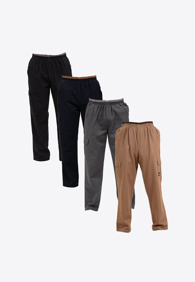 Forest 100% Cotton Twill Cargo Pants Men Long Pants Trousers | Seluar Lelaki Panjang Cargo - 10756