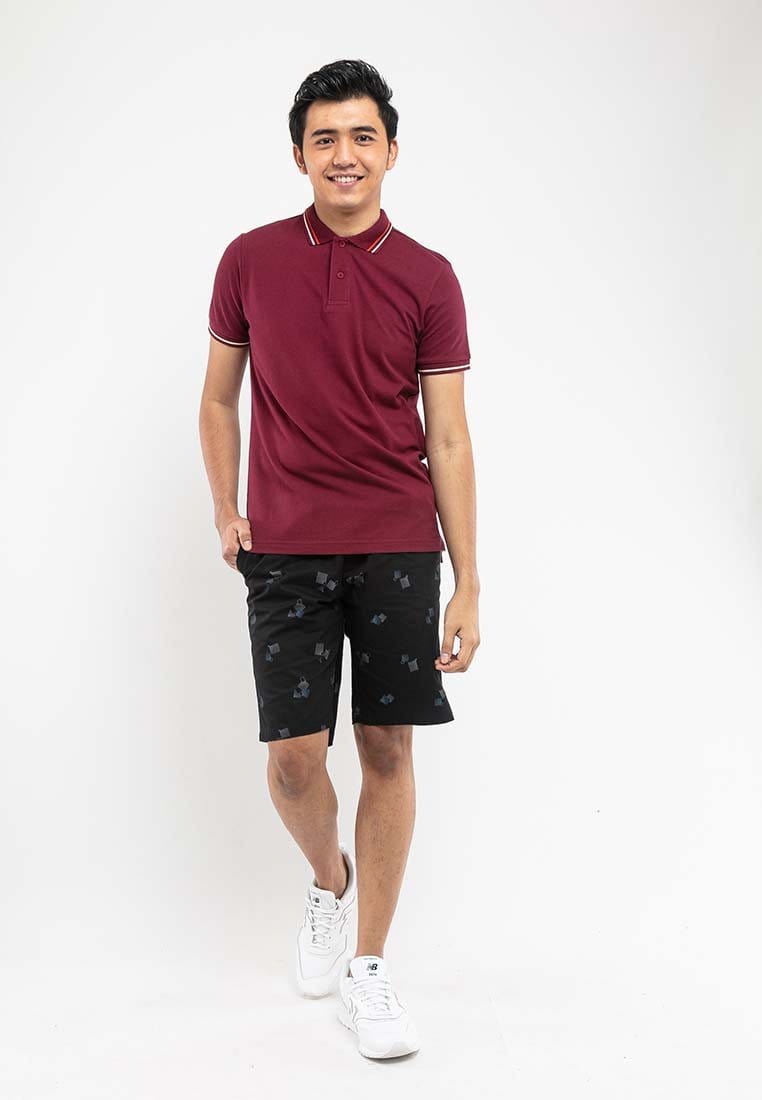 Pique Slim Fit Polo Tee - 23442