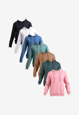 Forest Cotton Interlock 250GSM Premium Weight Cotton Reg Fit Hoodie Men Sweatshirt Jacket - 23770