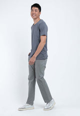 Forest Stretchable Chino Pants Trousers Straight Cut Khakis Pant Men Cotton Men Long Pants | Seluar Lelaki - 610197