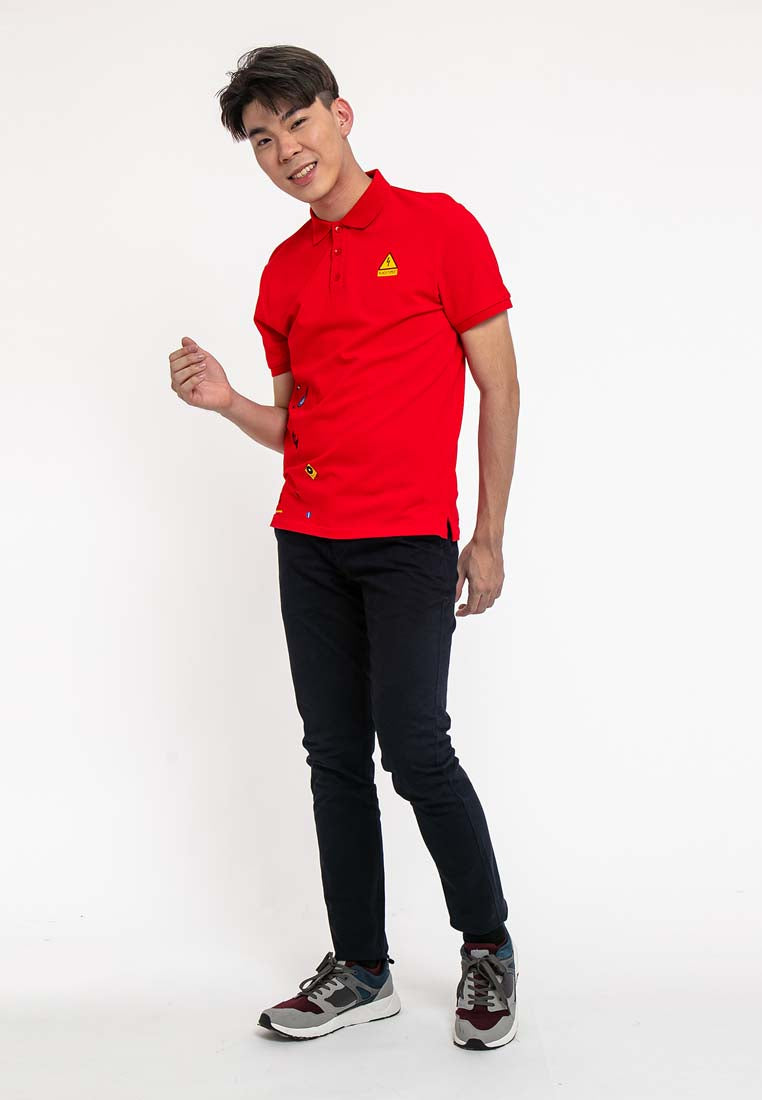 Pique Casual Slim Fit Polo Tee - 621157