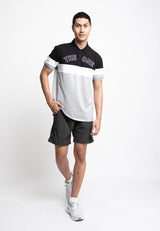 Forest Cotton Pique Polo Tee Colour Block Slim Fit Polo T Shirt Men | Baju T Shirt Lelaki - 621204