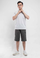 100% Cotton Woven Casual Short Pants - 65705