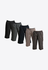 Forest 100% Cotton Twill 27"/28" Cargo Pants Men Shorts Casual 3 Quarter Short Pants Men | Seluar Pendek Lelaki - 65790