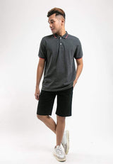Stretchable Cotton Twill Bermuda Shorts - 670193