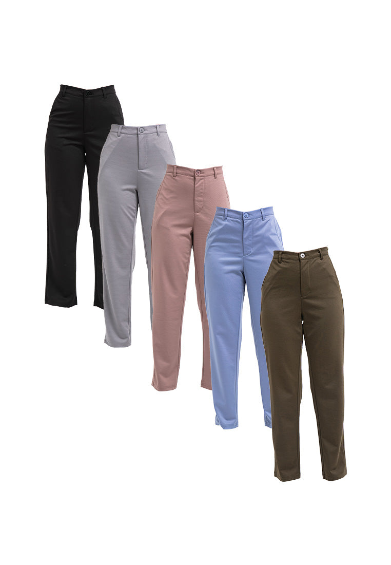 Forest Ladies Pant Roman Straight Cut Casual Long Pants Women | Seluar Perempuan - 810470