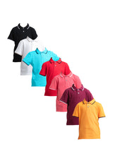 Forest Kids Unisex Pique Cotton Polo T Shirt Collar Tee | Baju Polo T Shirt Budak Lelaki - FK20106