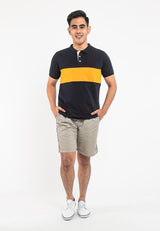 100% Cotton Twill Casual Shorts - 65721