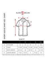 Alain Delon Short Sleeve Slim Fit Printed Batik - 14422011