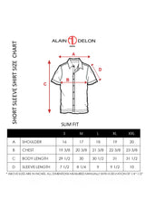 Alain Delon Short Sleeve Slim Fit Printed Batik - 14422010
