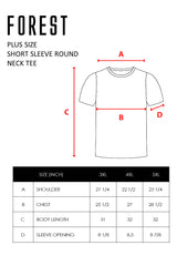 Forest Plus Size Premium Soft-Touch Cotton Slim Fit Plain Tee T Shirt Men - PL23791