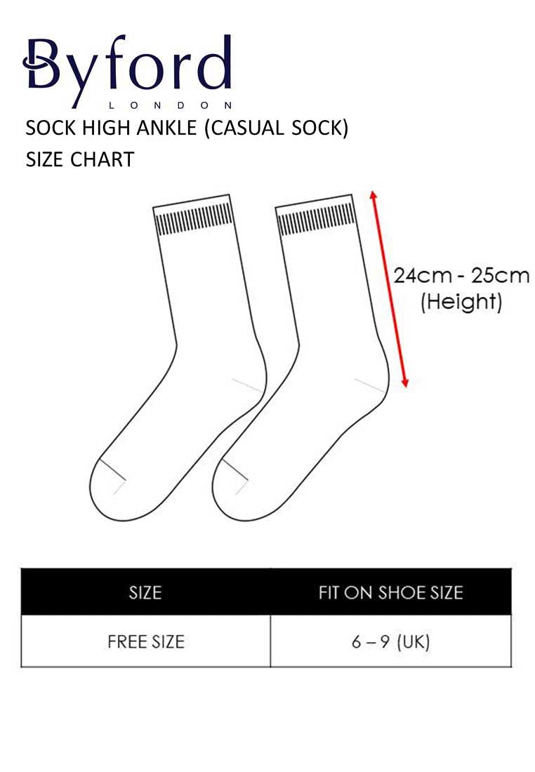 ( 1Pair) Byford Toe  Socks - BSC147TS