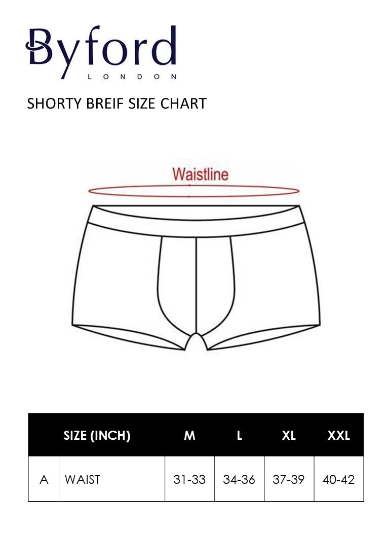 Underwear Shorty Brief (2 Pieces) Assorted Colour - BUB667S