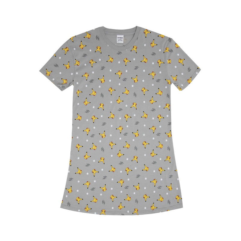 (1 Set) Pokémon Girls 100% Cotton Sleep Dress Pyjamas - PPJ1008