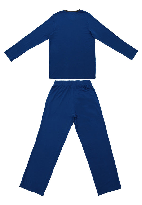 (1 Set) Forest Ladies Nylon Spandex Long Sleeve Long Bottom Pyjamas - FPL0002LL