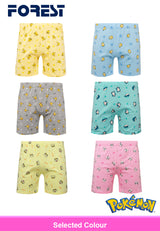 (1 Pc) Pokémon Ladies 100% Cotton Short Pants Pyjamas - PPD1006