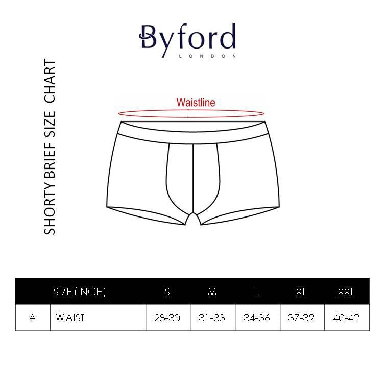Byford Underwear Shorty Brief (2 Pieces) Assorted Colour - BUD310S