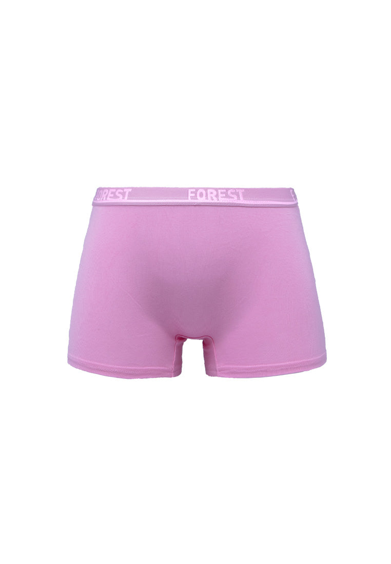 (2 Pcs) Forest Ladies Bamboo Spandex Boyleg Brief Underwear Assorted Colours - FLD0029BL