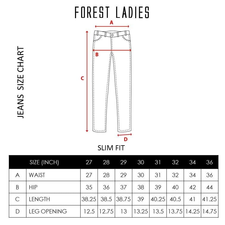 Ladies Stretchable Denim Slim Fit Jeans Women | Seluar Jeans Perempuan - 810357