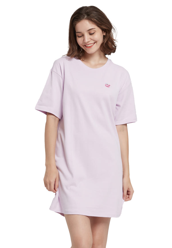 (1 Pc) Forest x Shinchan Ladies 100% Cotton Sleep Dress Pyjamas Set - CPD0032