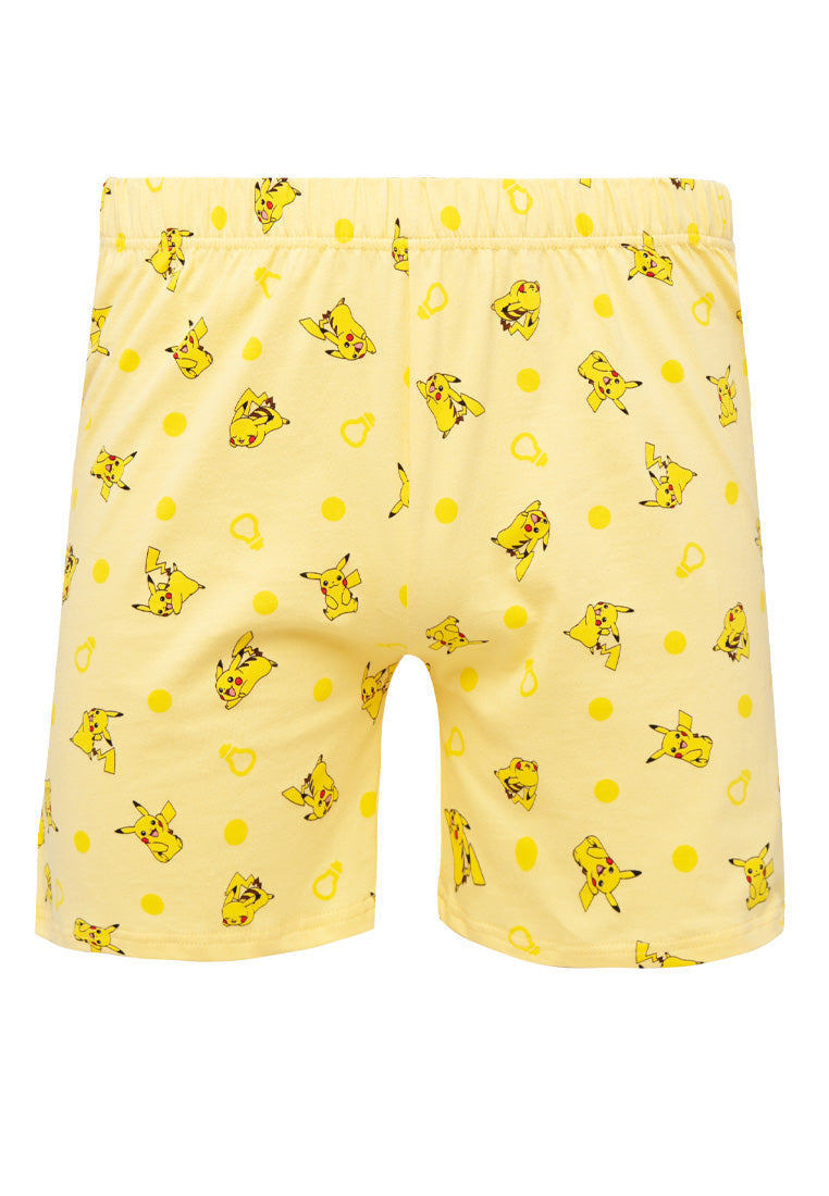 (1 Pc) Pokémon Ladies 100% Cotton Short Pants Pyjamas - PPD1006