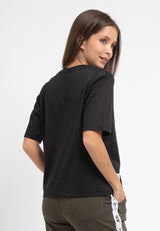 Forest X Shinchan Cloakwork Ladies Heavy Weight Cotton Round Neck T Shirt Women | Baju T shirt Perempuan - FC820040