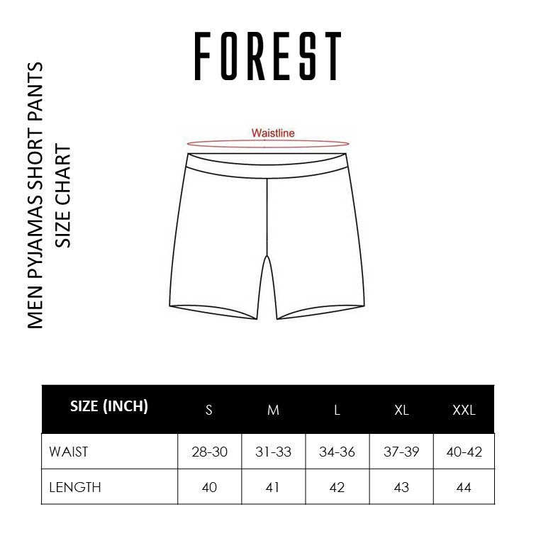 (1 Pc)Forest x Shinchan x Cloak Unisex 100% Cotton Short Pants Pyjamas - CPD0035