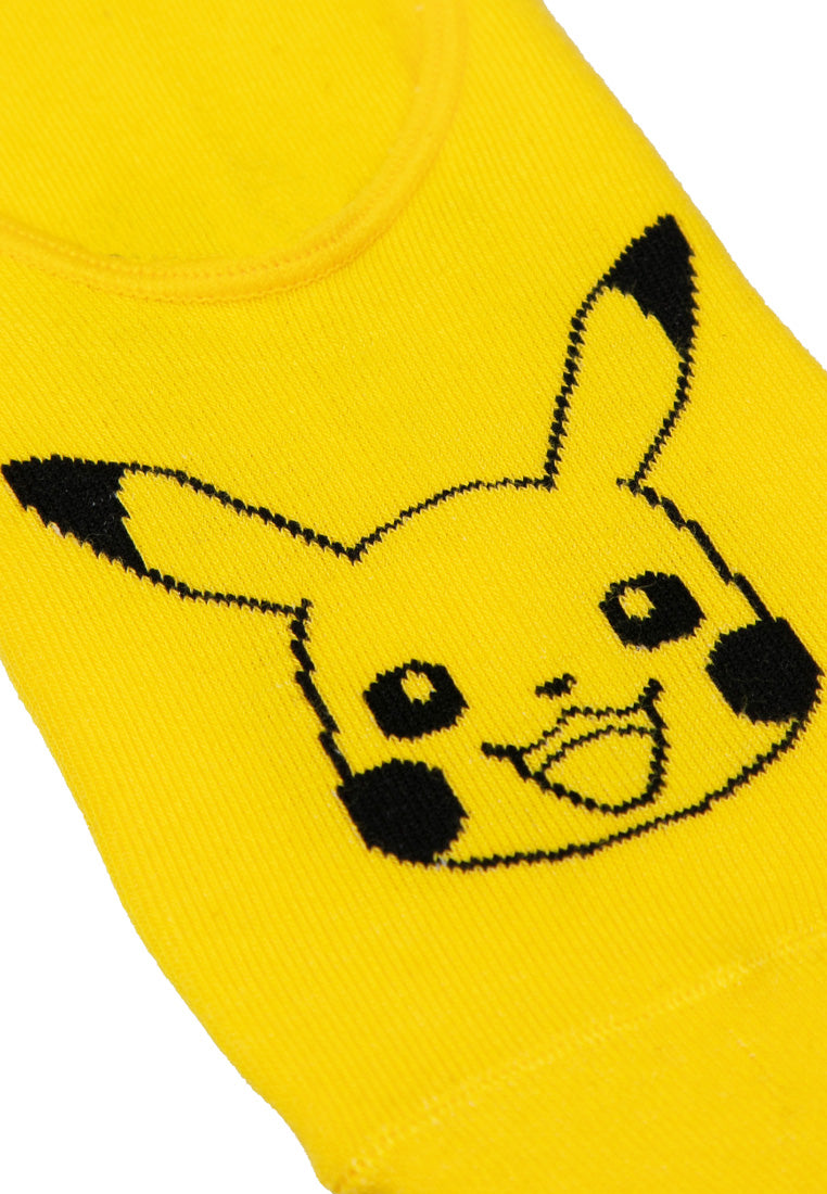 (3 Pcs) Pokémon Cotton Spandex No Show Sport Socks Assorted Colour- PSF1002T