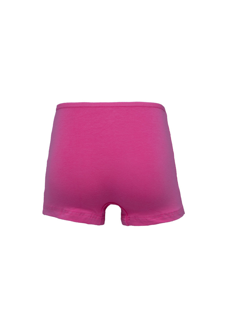 (3Pcs) Forest X Disney Girls Cotton Spandex Boyleg Brief Underwear Assorted Colour-WLJ0011BL