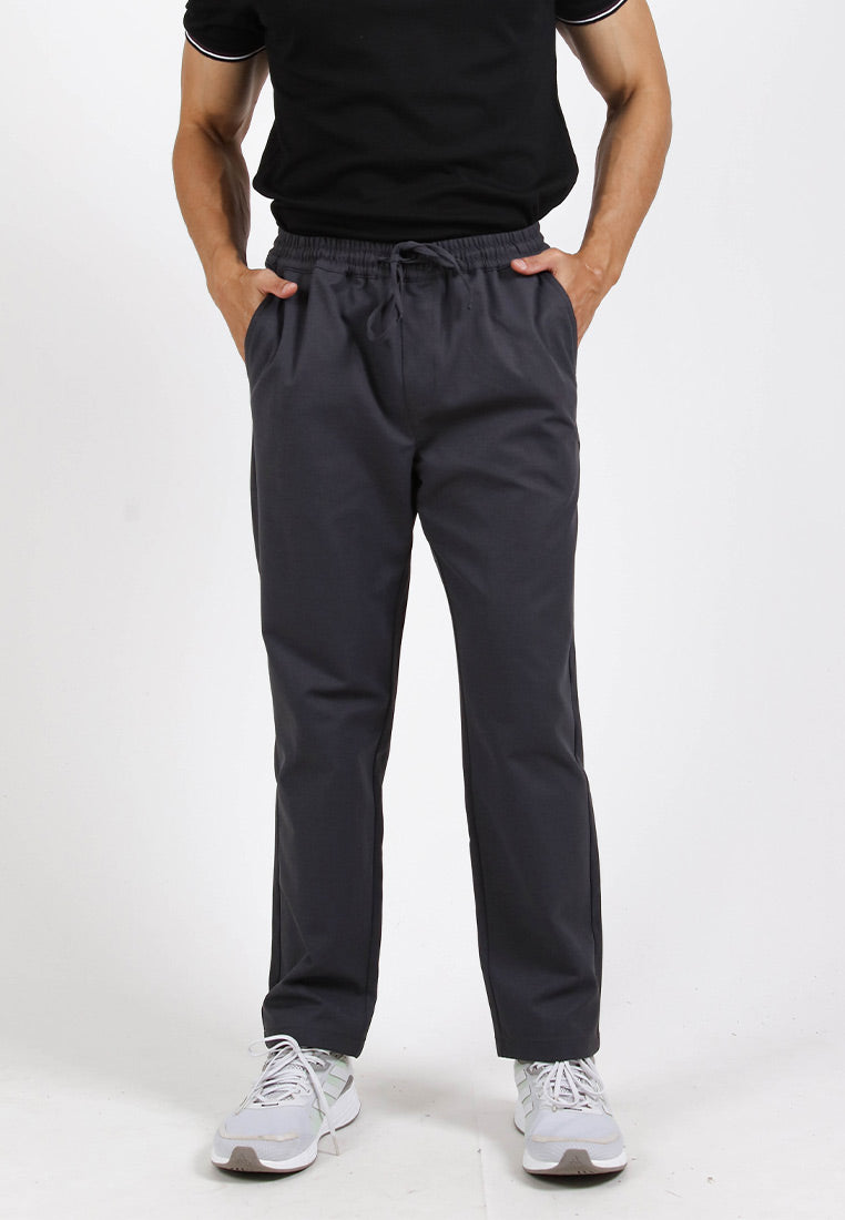 Forest Elastic Trousers Cotton Woven Casual Long Pants Men | Seluar Panjang Lelaki - 610204