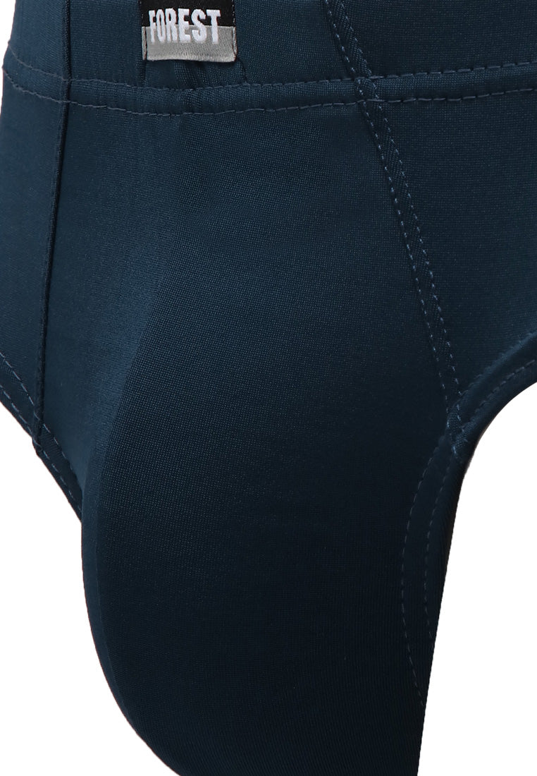 (5 Pcs) Forest Mens Microfibre Spandex Mini Brief Underwear Assorted Colours - FUD0112M