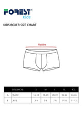 (2Pcs) Forest X Disney Kids Microfibre Spandex Shorty Brief Underwear Assorted Colour-WUJ0006S