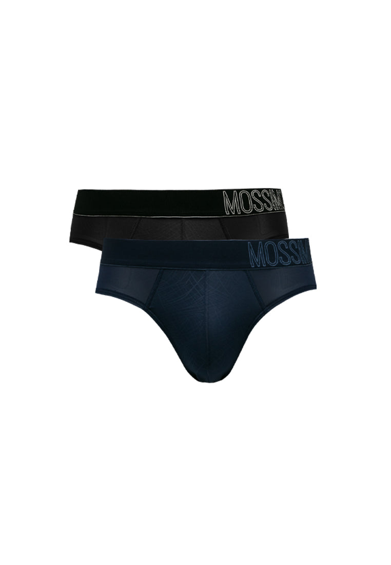 (2 Pcs) Mossimo Mens Microfibre Spandex Mini Brief Underwear Assorted Colours - MUB1038M