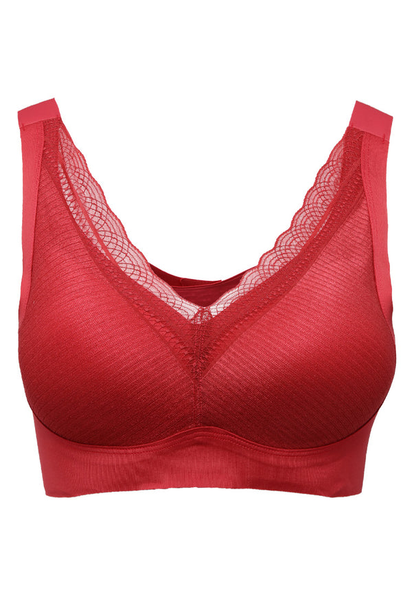 (1 Pc) Forest Ladies Nylon Spandex Seamless Bra Selected Colours - FBD0014L