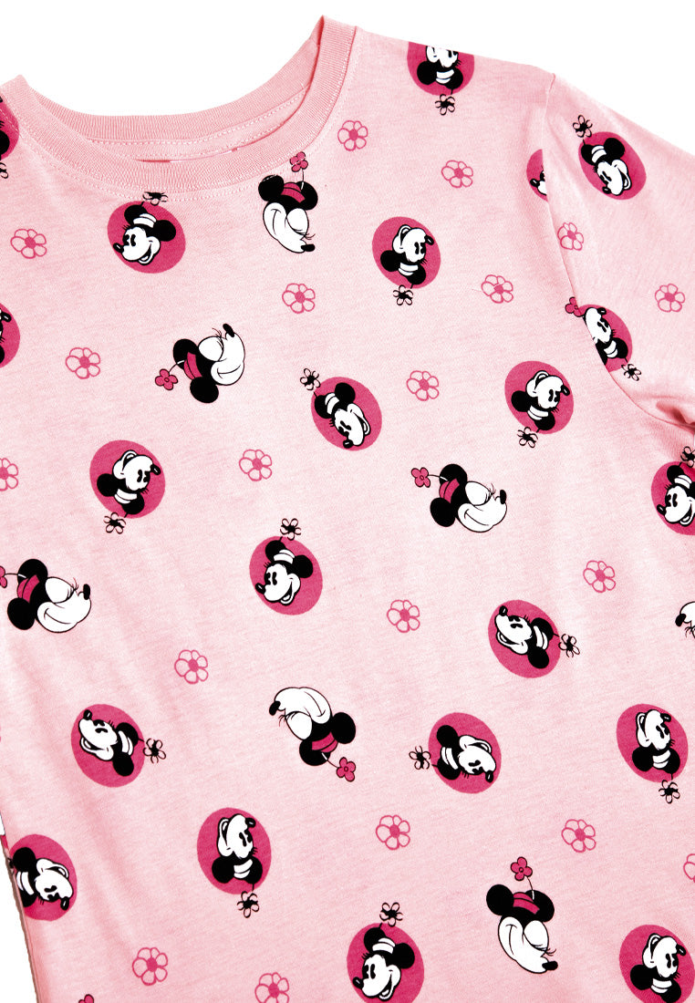 (1 Set) Forest x Disney D100 Girls 100% Cotton Sleep Dress Pyjamas - WPJ0008