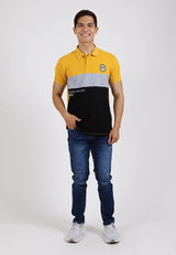 Forest Soft Pique Cotton Colour Block Short Sleeve Cut & Sew Polo T Shirt | T Shirt Lelaki - 621333