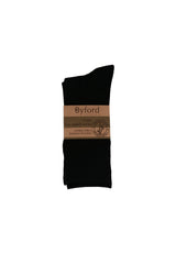 (3 Pcs) Byford Bamboo Spandex Full Length Casual Socks- BSF1026W