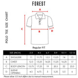Forest Kids Soft Pique Cotton Colour Block Short Sleeve Cut & Sew T Shirt | T Shirt Budak Lelaki - FK20202