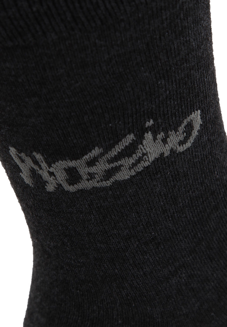 (3 Pcs) Mossimo Poly Spandex Full Length Casual Socks- MSF0022W