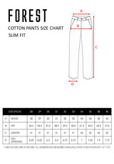 Forest Stretchable Slim Fit Cotton Pants Trousers Men Chinos Pant | Seluar Lelaki - 610210