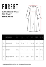 Forest x Hatta Dolmat Ladies Woven Long Sleeve High Neck Midi Dress | Baju Perempuan - 885032 / FK885039